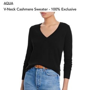 Aqua 100% cashmere sweater